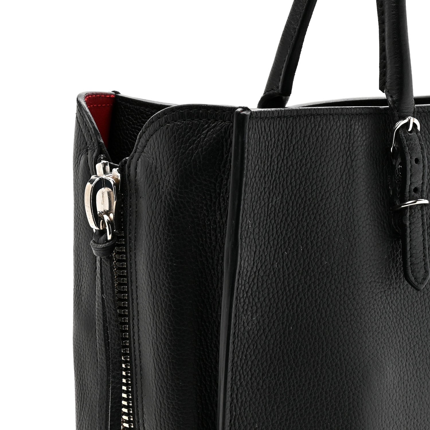 Balenciaga Veau Papier A5 Zip Around Tote Black 14 of 14