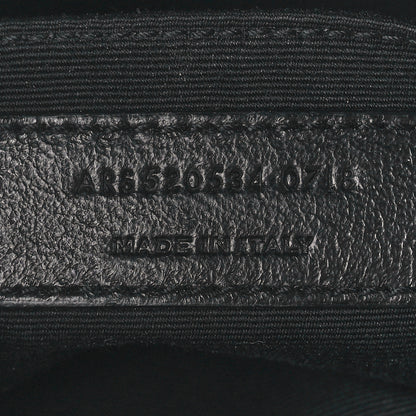 Saint Laurent Calfskin Matelasse Monogram Lou Camera Bag Black 7 of 11