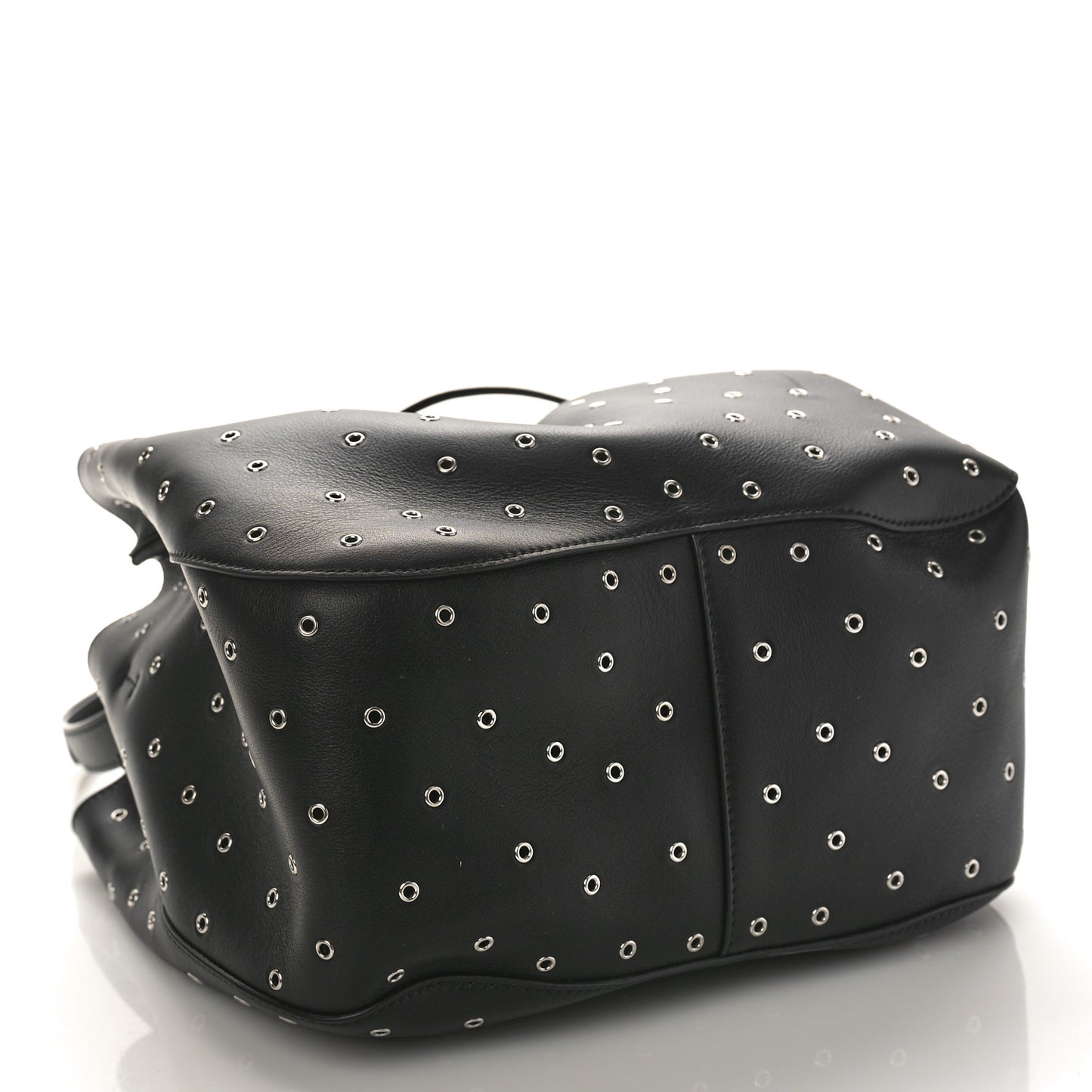 Calfskin Grommet Rose-Marie 28 Bag Black