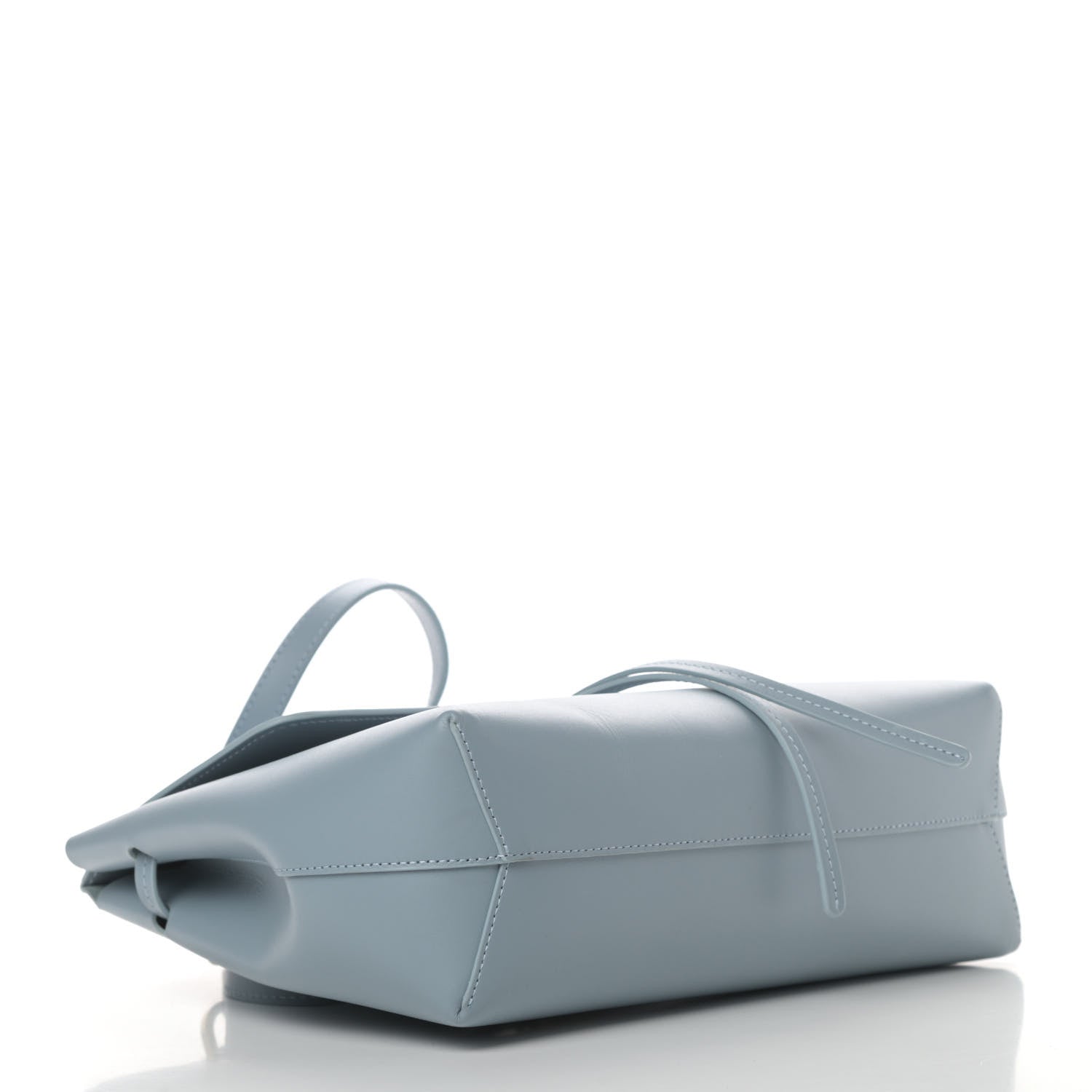 Mansur Gavriel Calfskin Mini Lady Bag Grey Blue 3 of 5