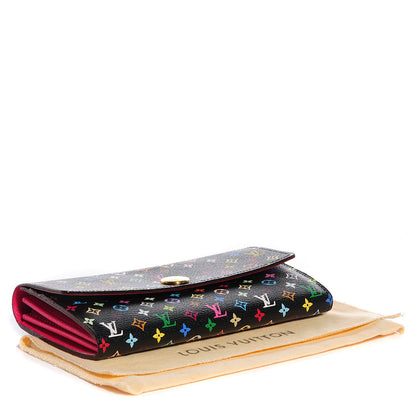 Louis Vuitton Monogram Multicolor Sarah Wallet Black Grenade 4 of 8