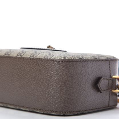 Gucci GG Supreme Monogram Web Neo Vintage Shoulder Bag Beige New Acero Crop 7 of 11