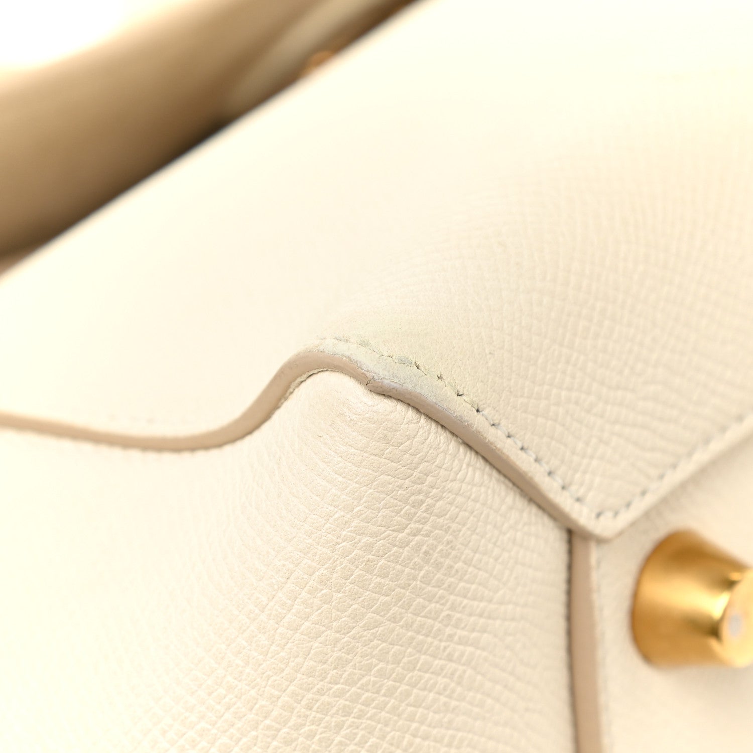 Celine Grained Calfskin Mini Belt Bag White 25 of 28