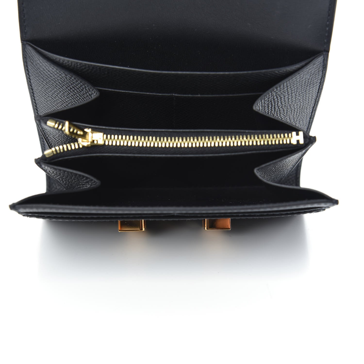 Hermes Epsom Constance Short Wallet Black 5 of 7