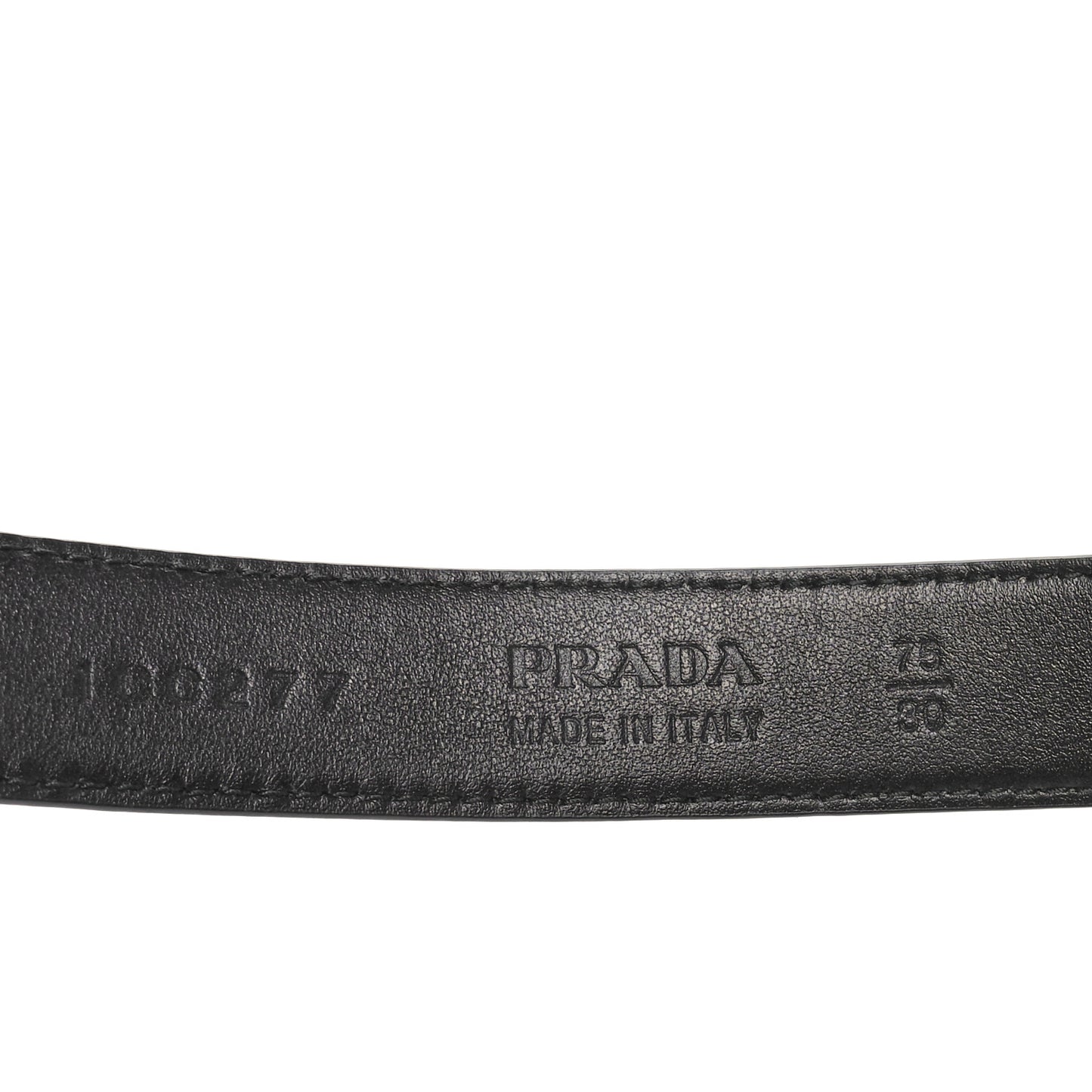 Calfskin Logo Belt 75 30 Black