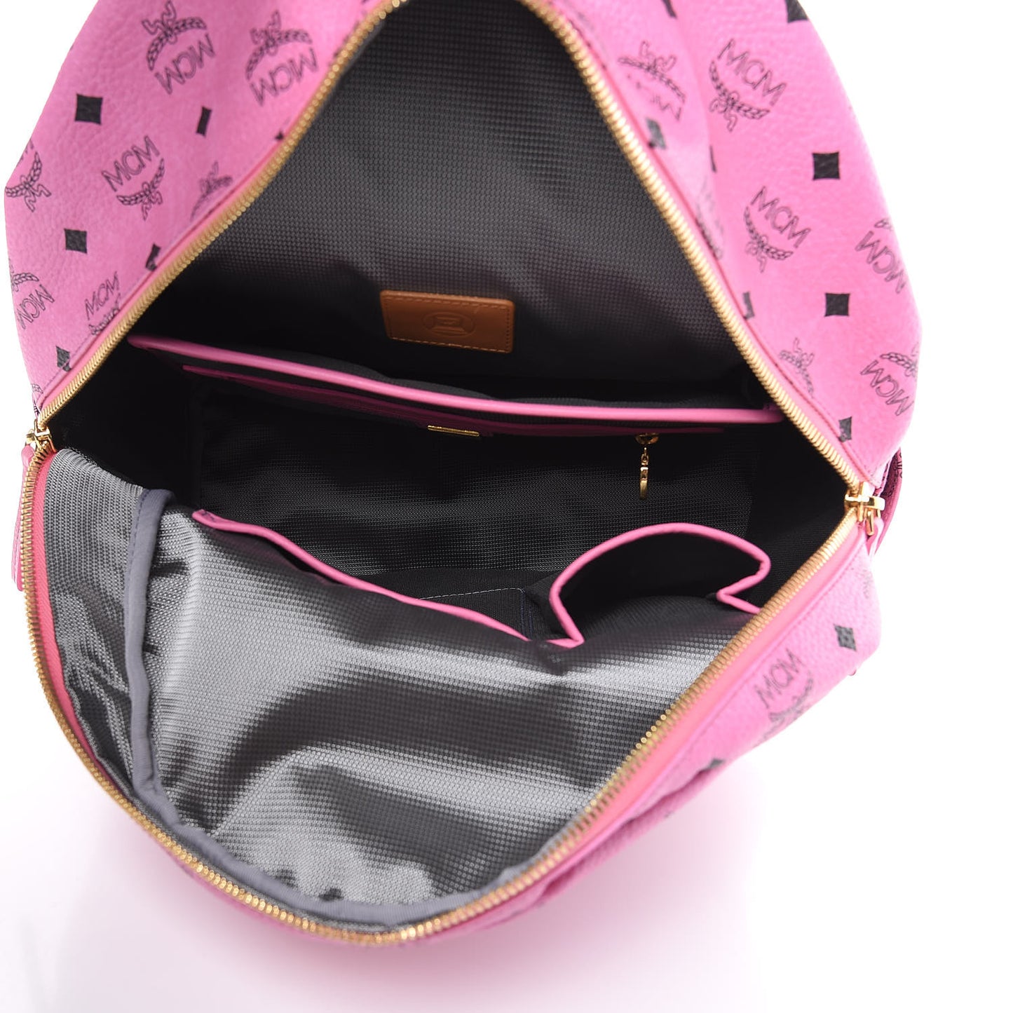 Visetos Medium Side Studs Stark Backpack Pink