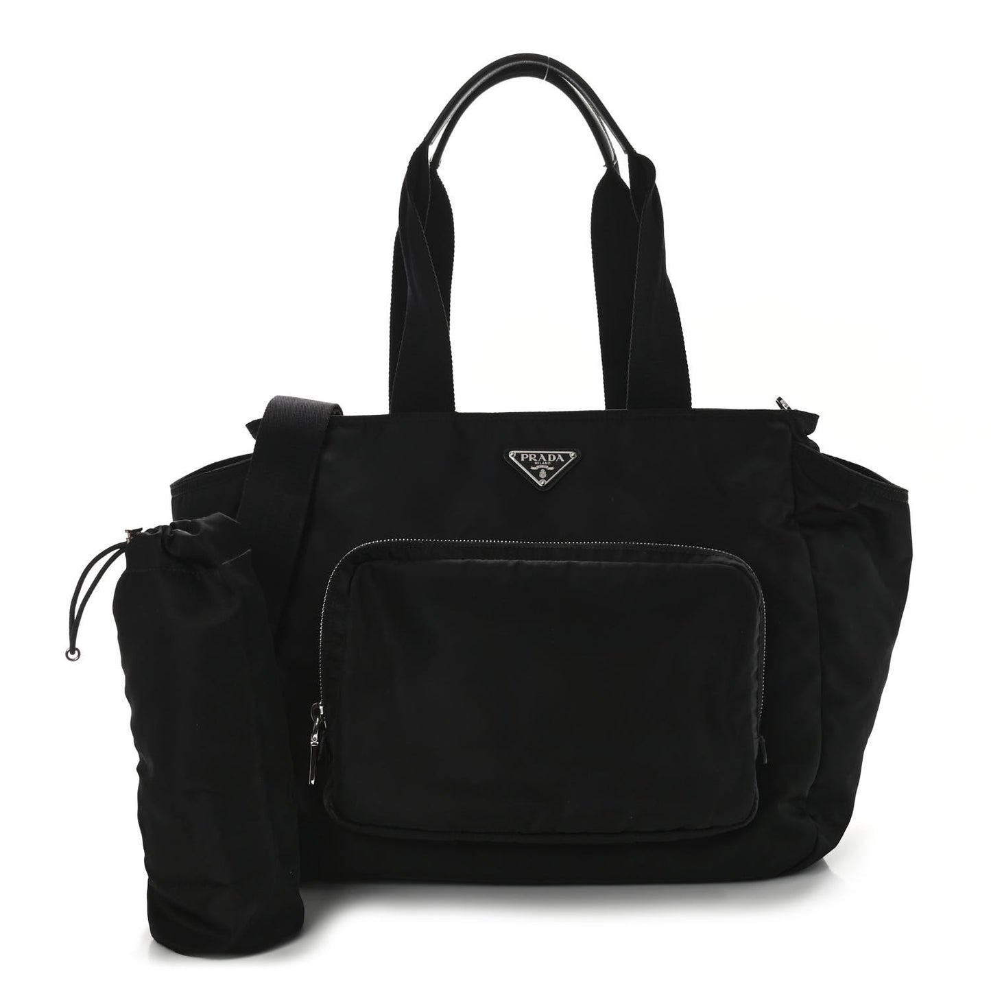 Tessuto Nylon Diaper Bag Black