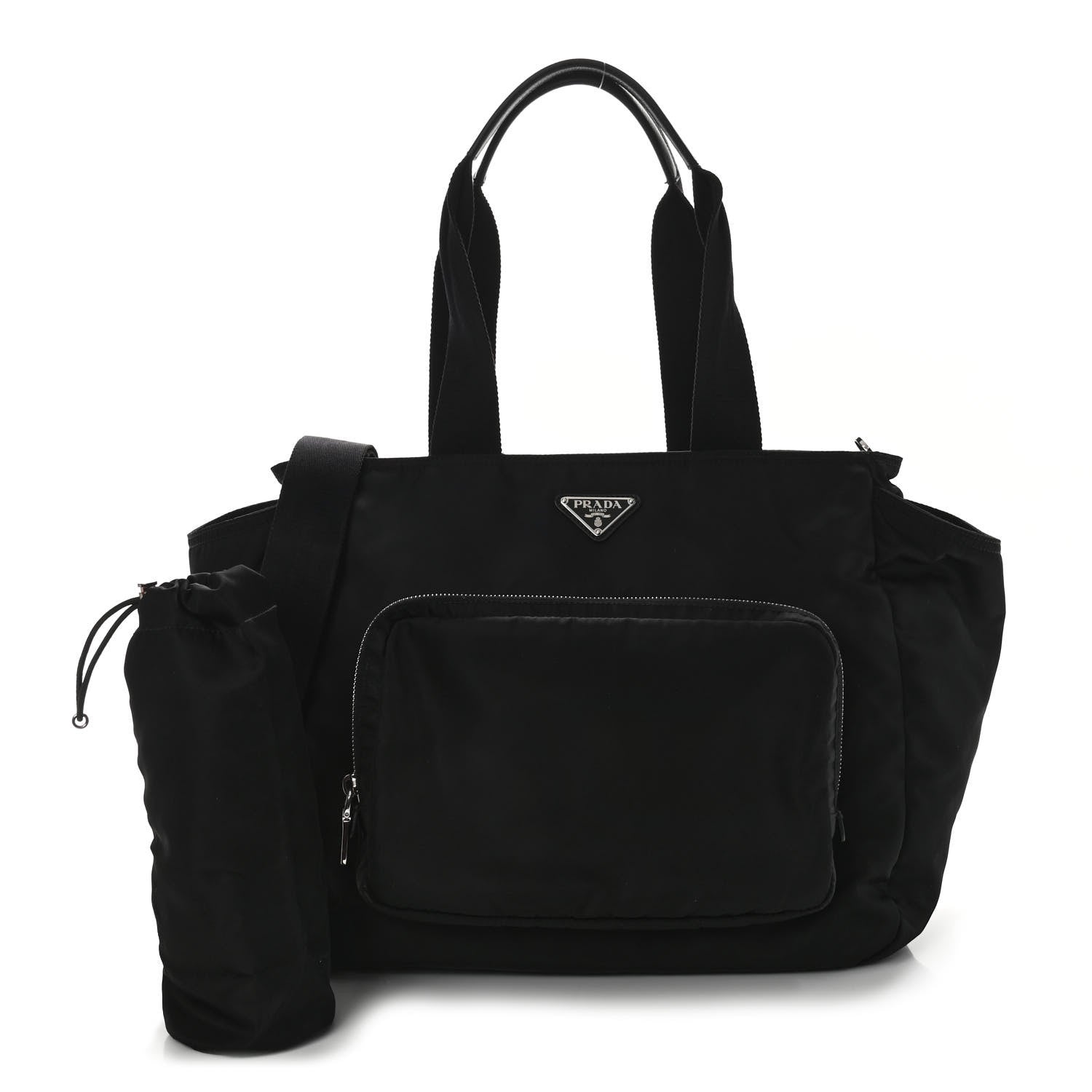 Prada Tessuto Nylon Diaper Bag Black 1 of 10