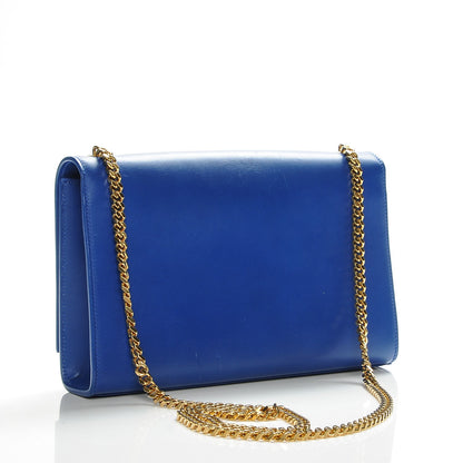 Saint Laurent Smooth Calfskin Medium Classic Monogram Kate Tassel Satchel Royal Blue 3 of 8