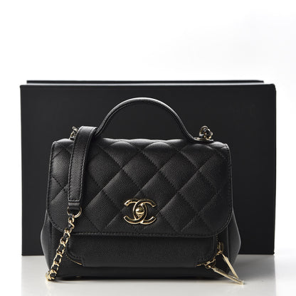 Chanel Caviar Quilted Mini Business Affinity Flap Black 10 of 10