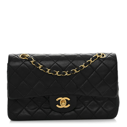 Chanel Lambskin Quilted Small Double Flap Black 1 of 15