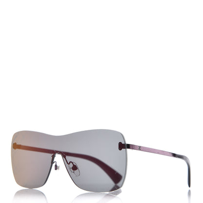 Chanel Shield Runway Sunglasses 4215 Burgundy 1 of 9