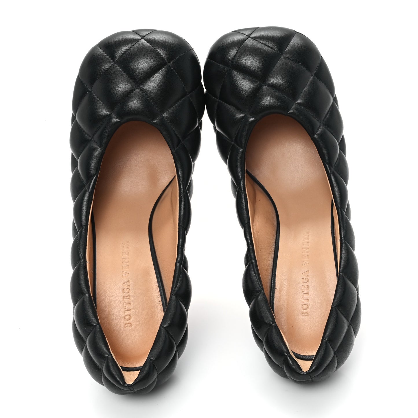 Nappa Matelasse Padded Dream Pumps 36 Black