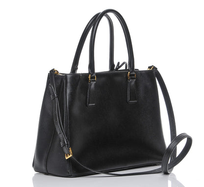 Prada Saffiano Lux Medium Tote Nero Black 3 of 10