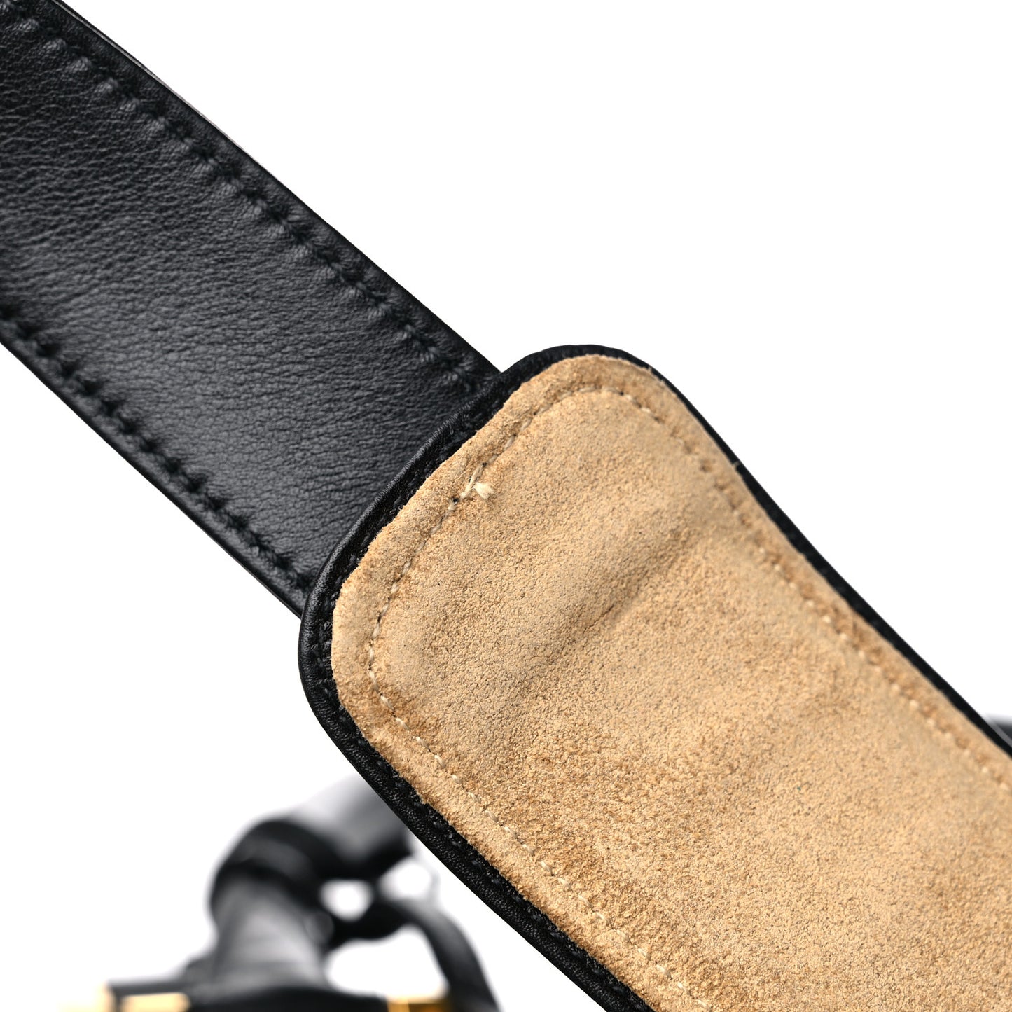 Calfskin Stitched Duffel Bag Black