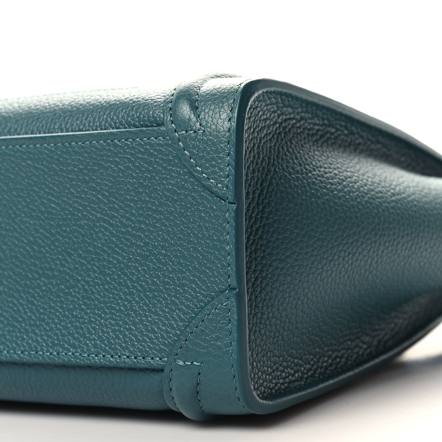 Baby Drummed Calfskin Nano Prussian Blue