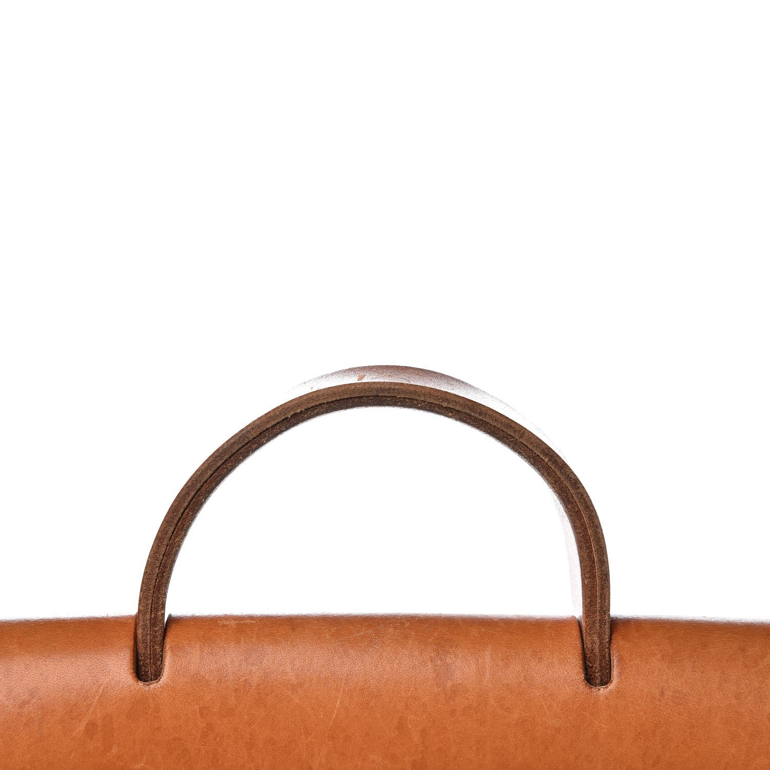 Hermes Toile Vache Calfskin Herbag 30 PM Backpack Natural 12 of 15