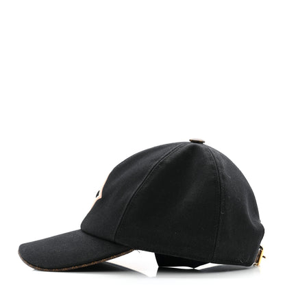 Louis Vuitton Monogram Cotton Jacquard Embroidered LV Day Cap  Black 4 of 10