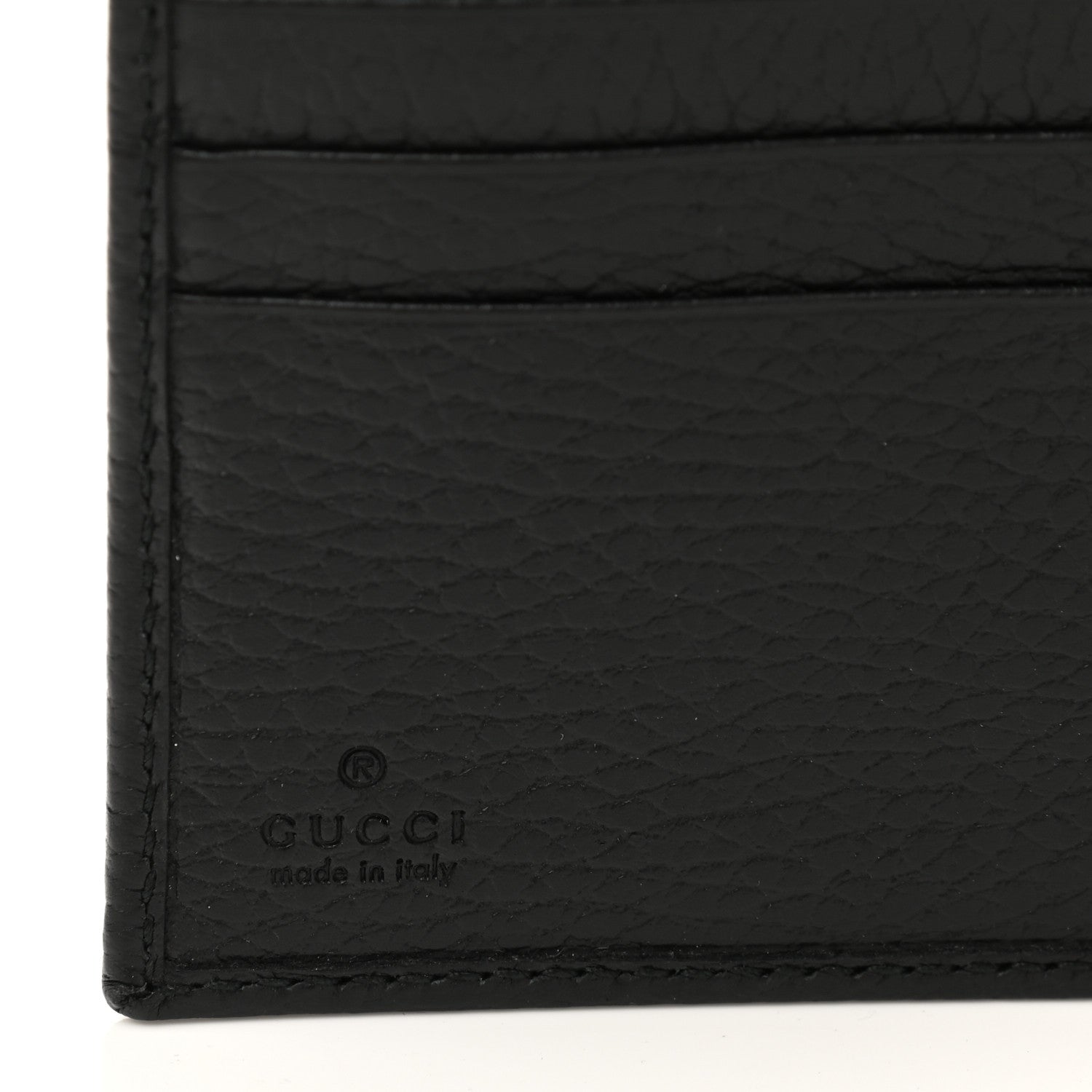 Gucci Dollar Calfskin Double G French Flap Wallet Black 6 of 7