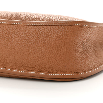 Hermes Taurillon Clemence Evelyne III GM Gold 9 of 10