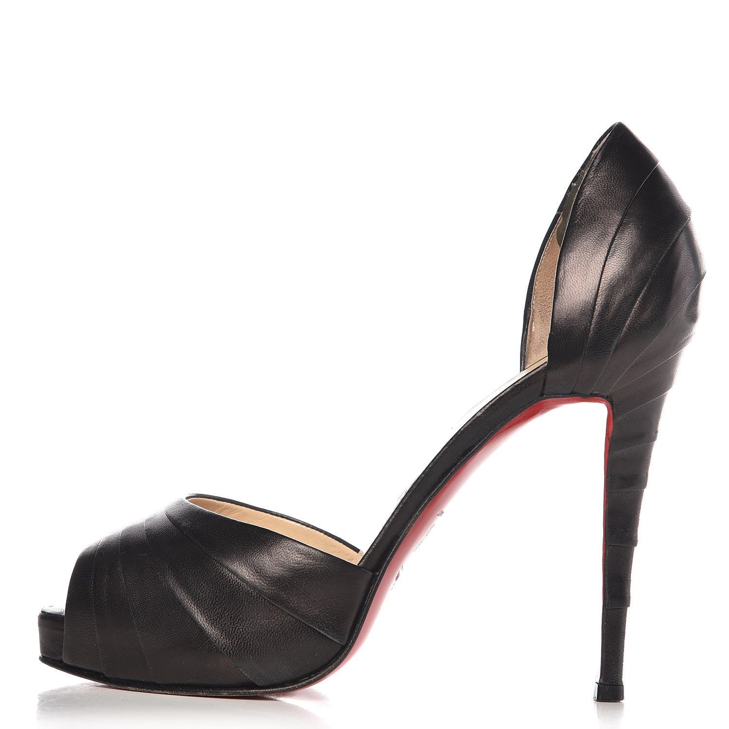 Christian Louboutin Nappa Armadillo 120 Pumps 39 Black 1 of 13