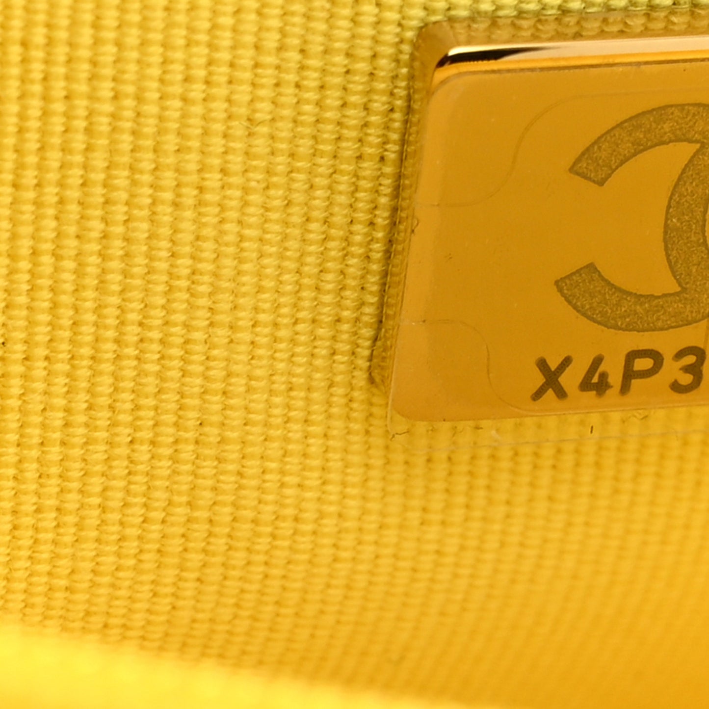 Caviar Quilted Wallet on Chain WOC Yellow