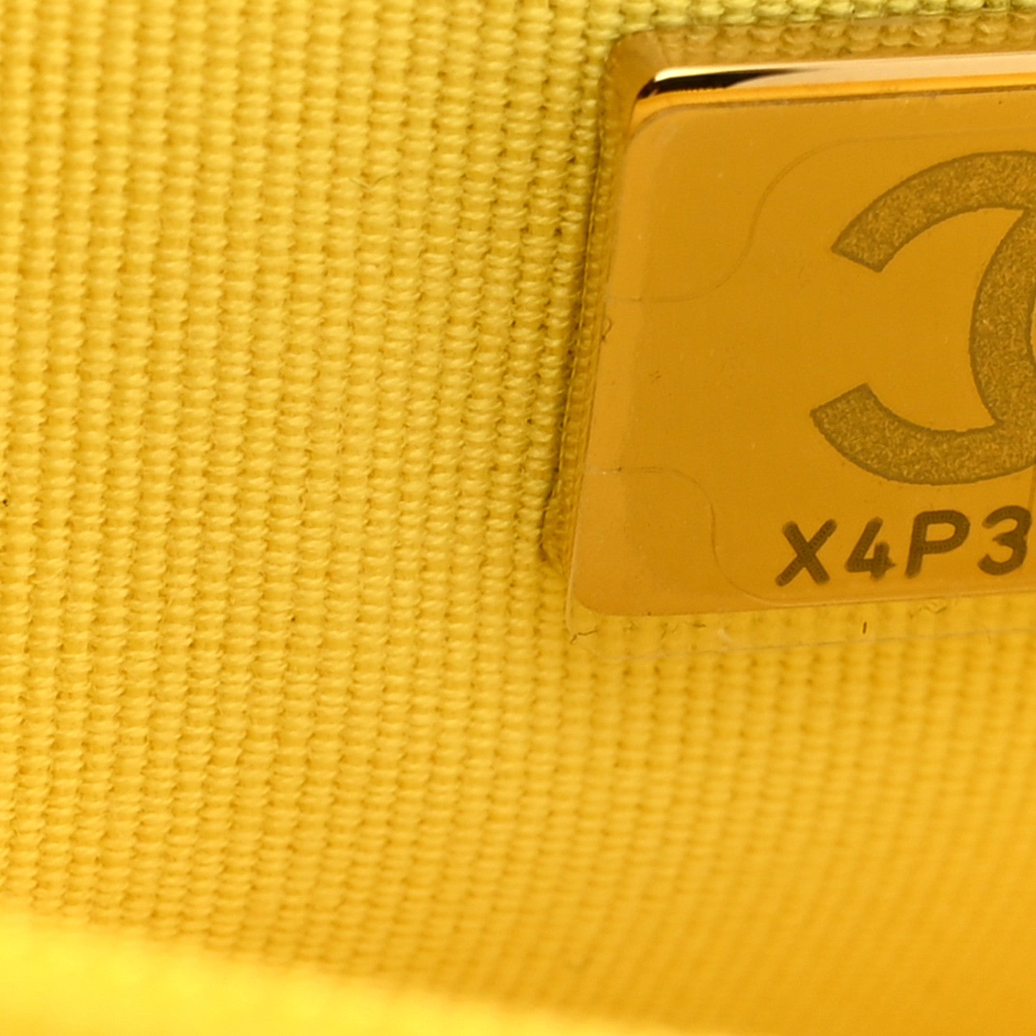 Chanel Caviar Quilted Wallet on Chain WOC Yellow 7 of 10