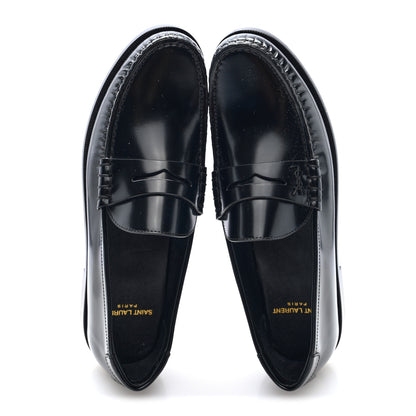 Saint Laurent Magnum Calfskin Le Loafer 15 Moccasin  38 Black 2 of 8
