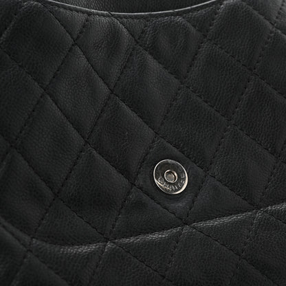 Chanel Caviar Quilted Timeless Accordion Flap Black 12 of 17