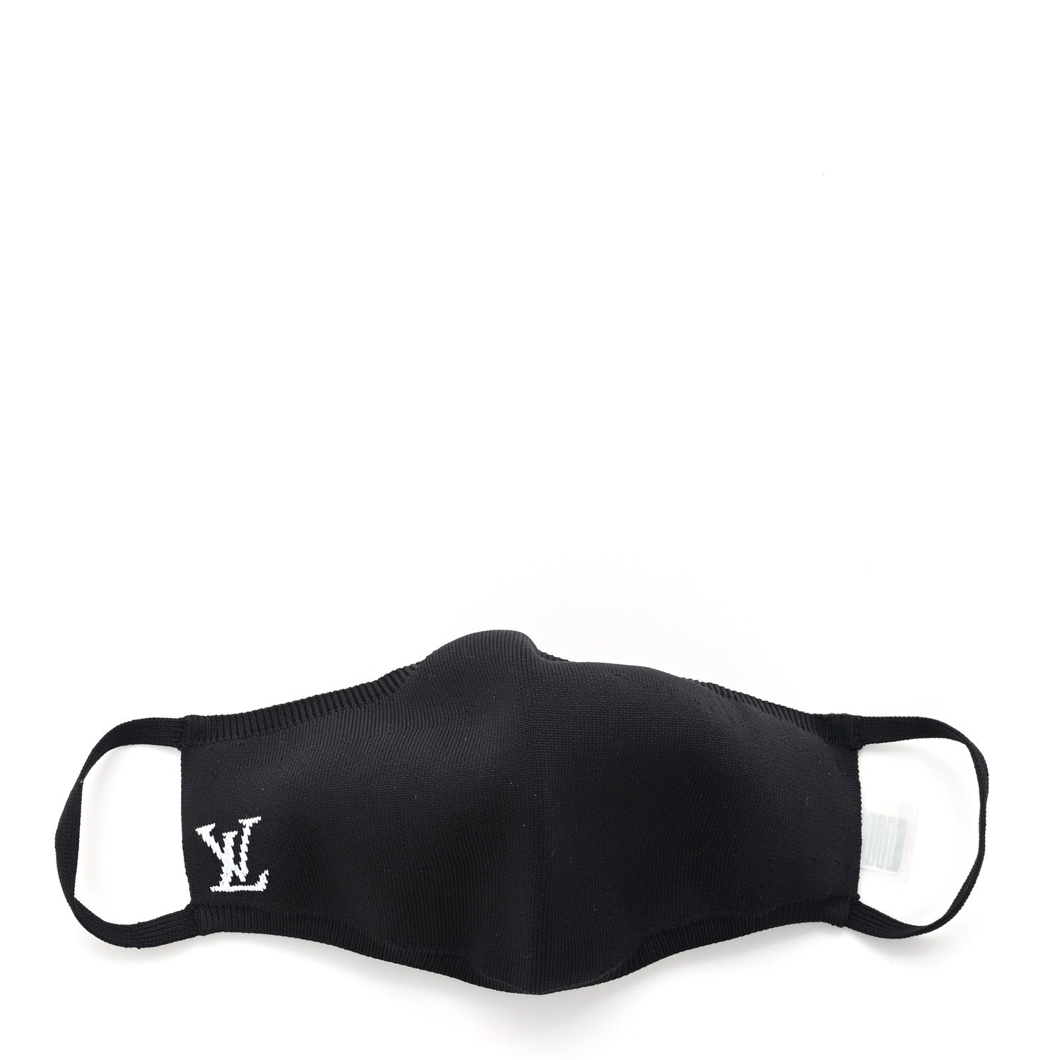 Louis Vuitton LV Initials Knit Face Mask Black 3 of 8