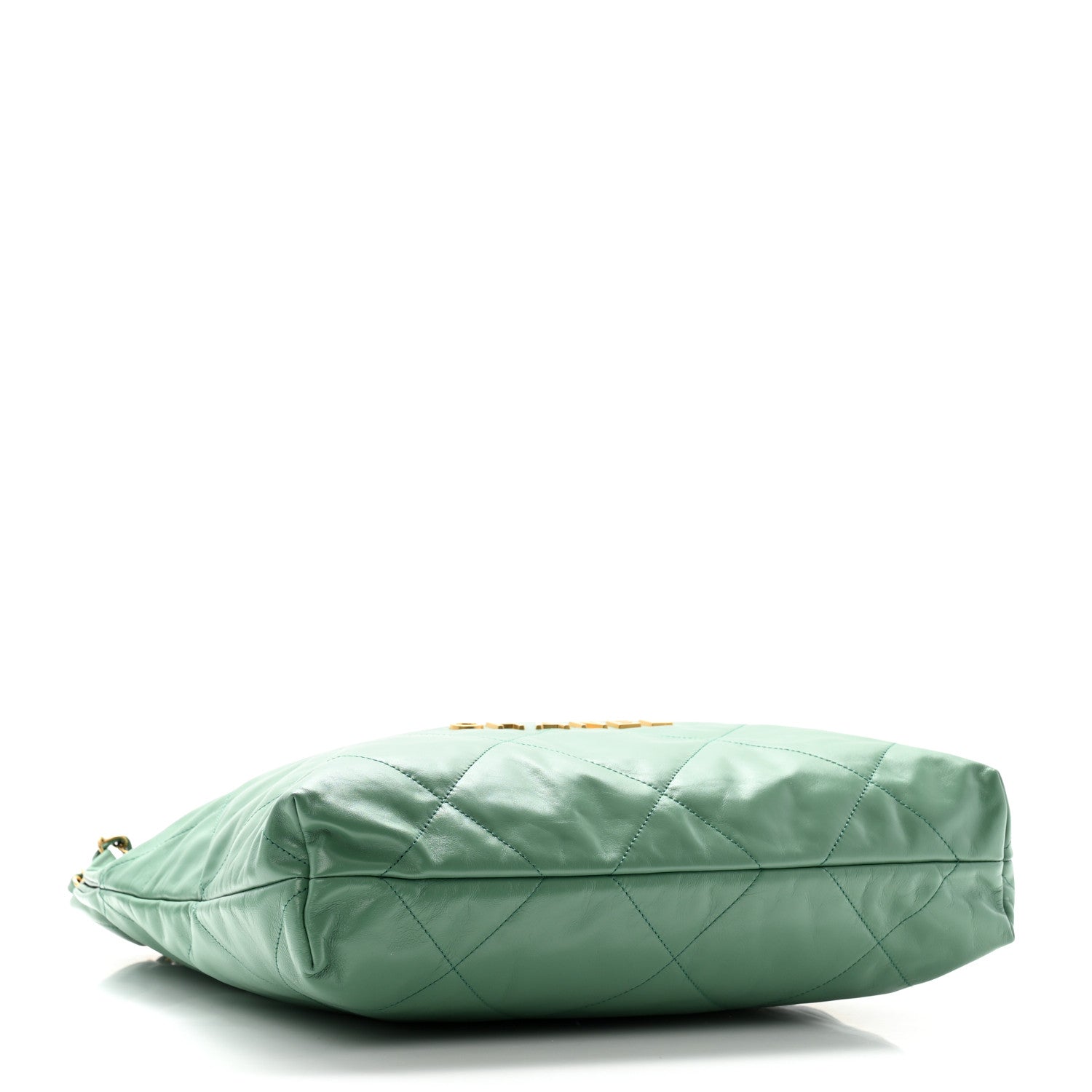 Chanel Shiny Calfskin Quilted Chanel 22 Dark Green Dark Green 5 of 11