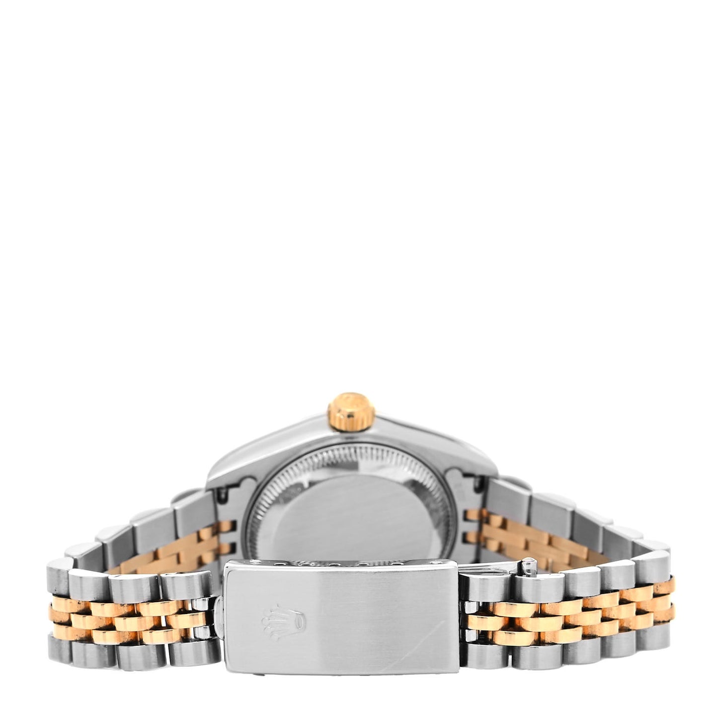 Stainless Steel 18K Yellow Gold 26mm Oyster Perpetual Datejust Watch White Roman 79173