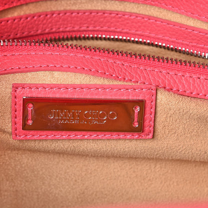 Jimmy Choo Grainy Calf Small Rosalie Satchel Geranium 6 of 8