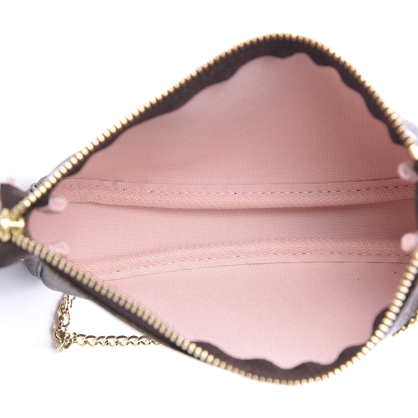 Damier Ebene 2020 Christmas Animation Big Wheel Mini Pochette Accessories Rose Ballerine