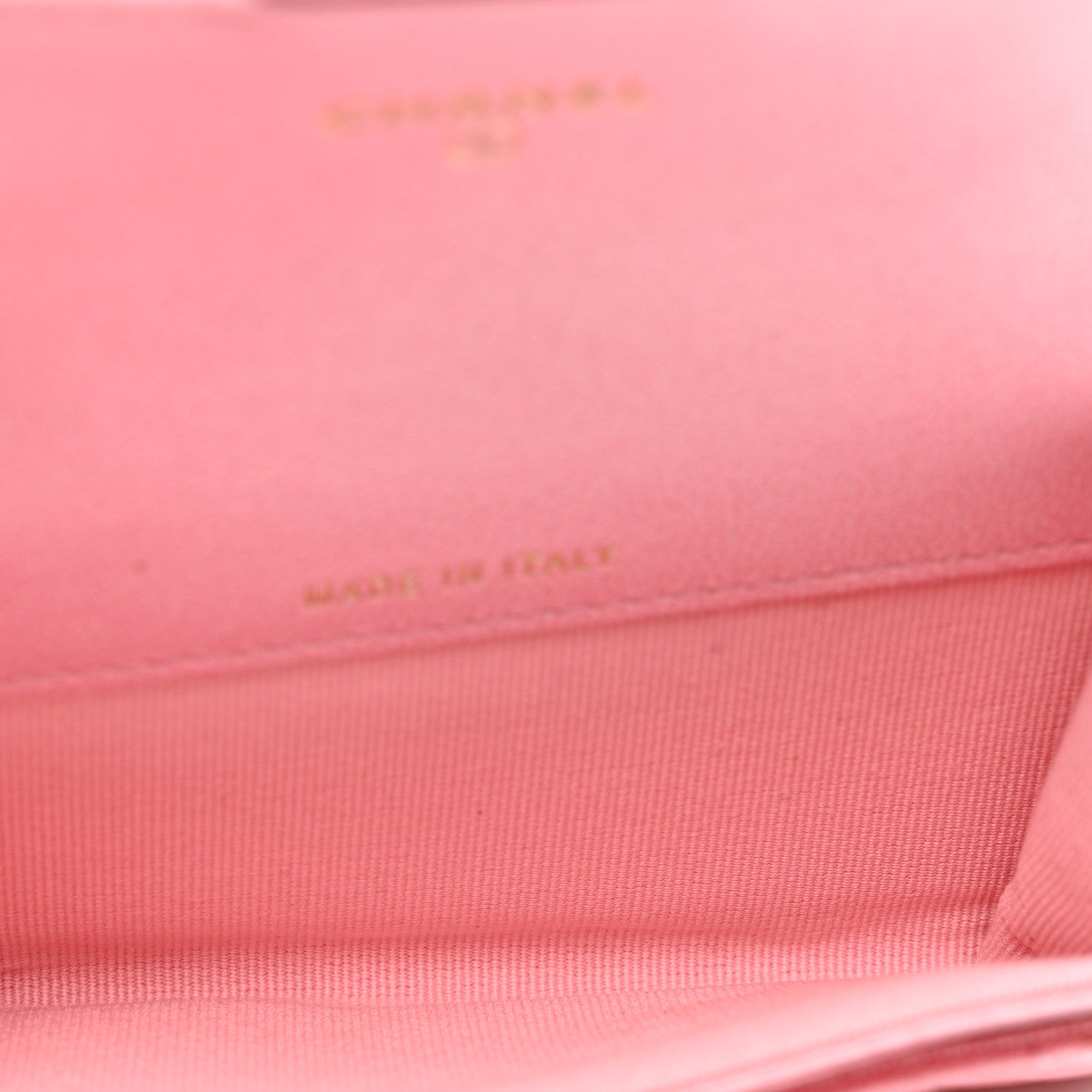 Chanel Cloudy Pearly Goatskin Quilted Flap Card Holder Wallet Light Pink 5 of 8