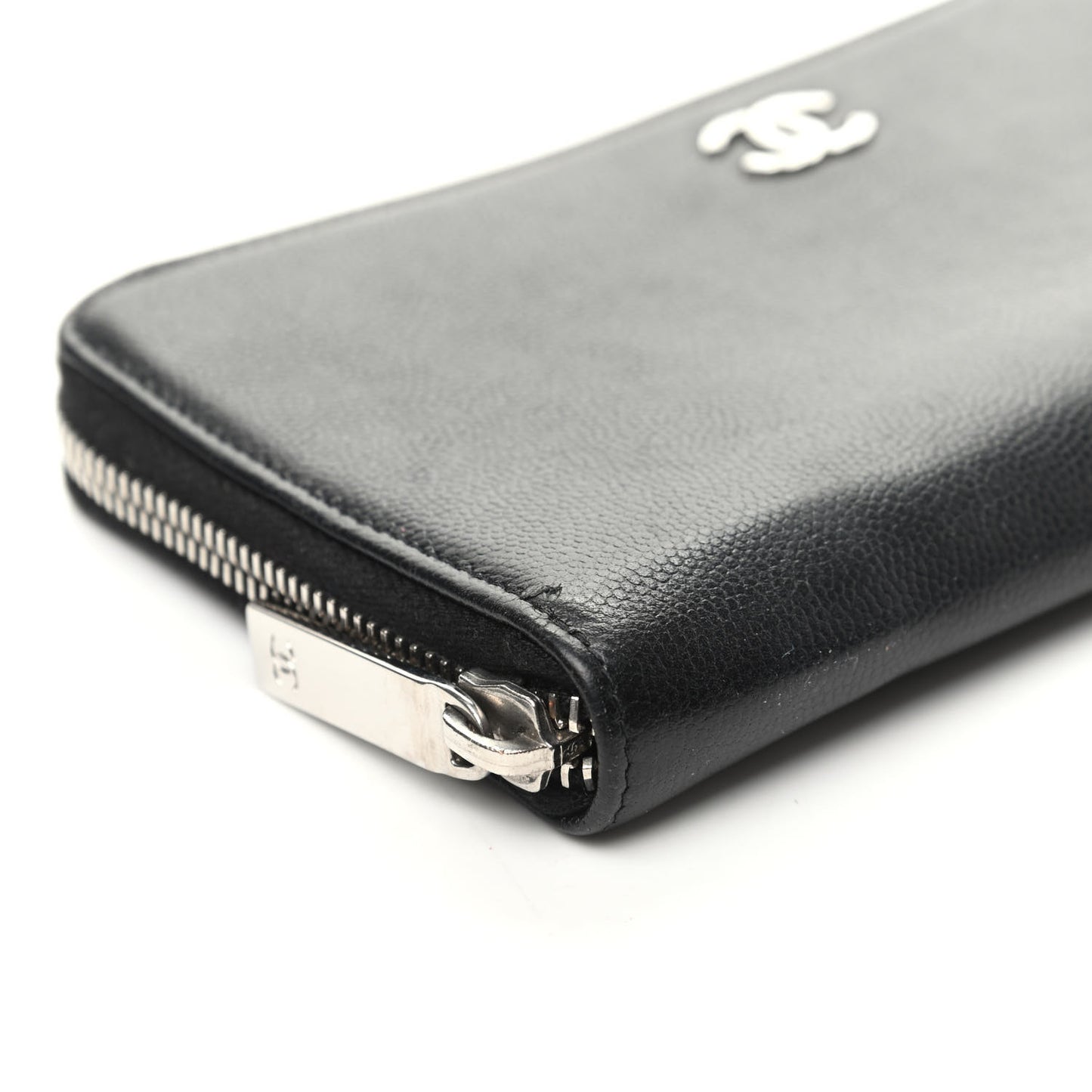 Caviar Sevruga Zip Around Wallet Black