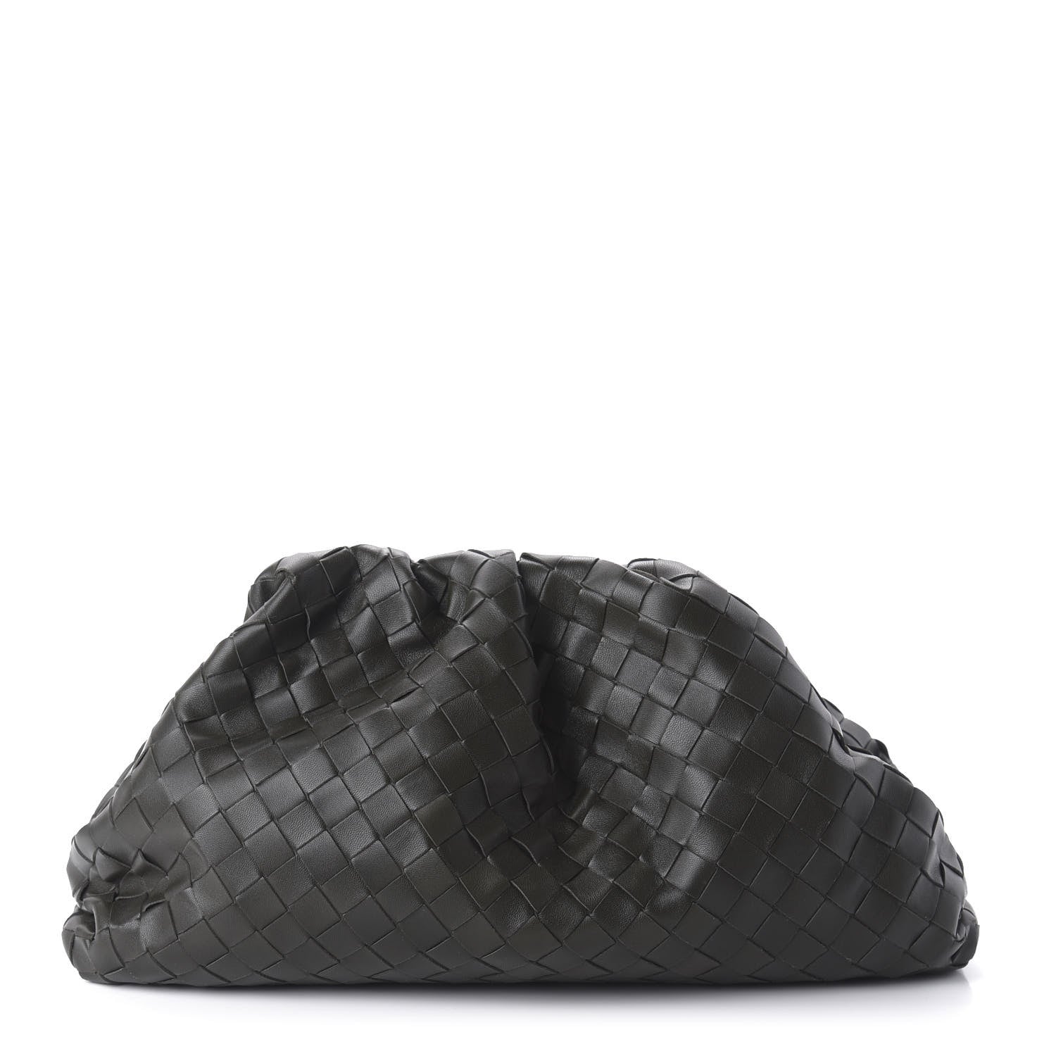 Bottega Veneta Nappa Maxi Intreccio The Pouch Oversized Clutch Camping 1 of 9