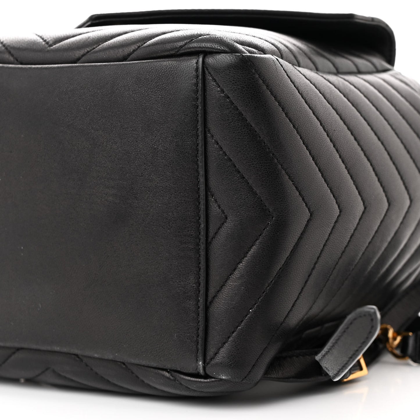 Lambskin Matelasse Monogram Joe Backpack Black