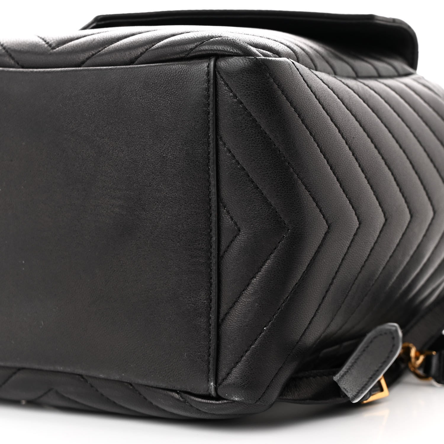 Saint Laurent Lambskin Matelasse Monogram Joe Backpack Black 9 of 9