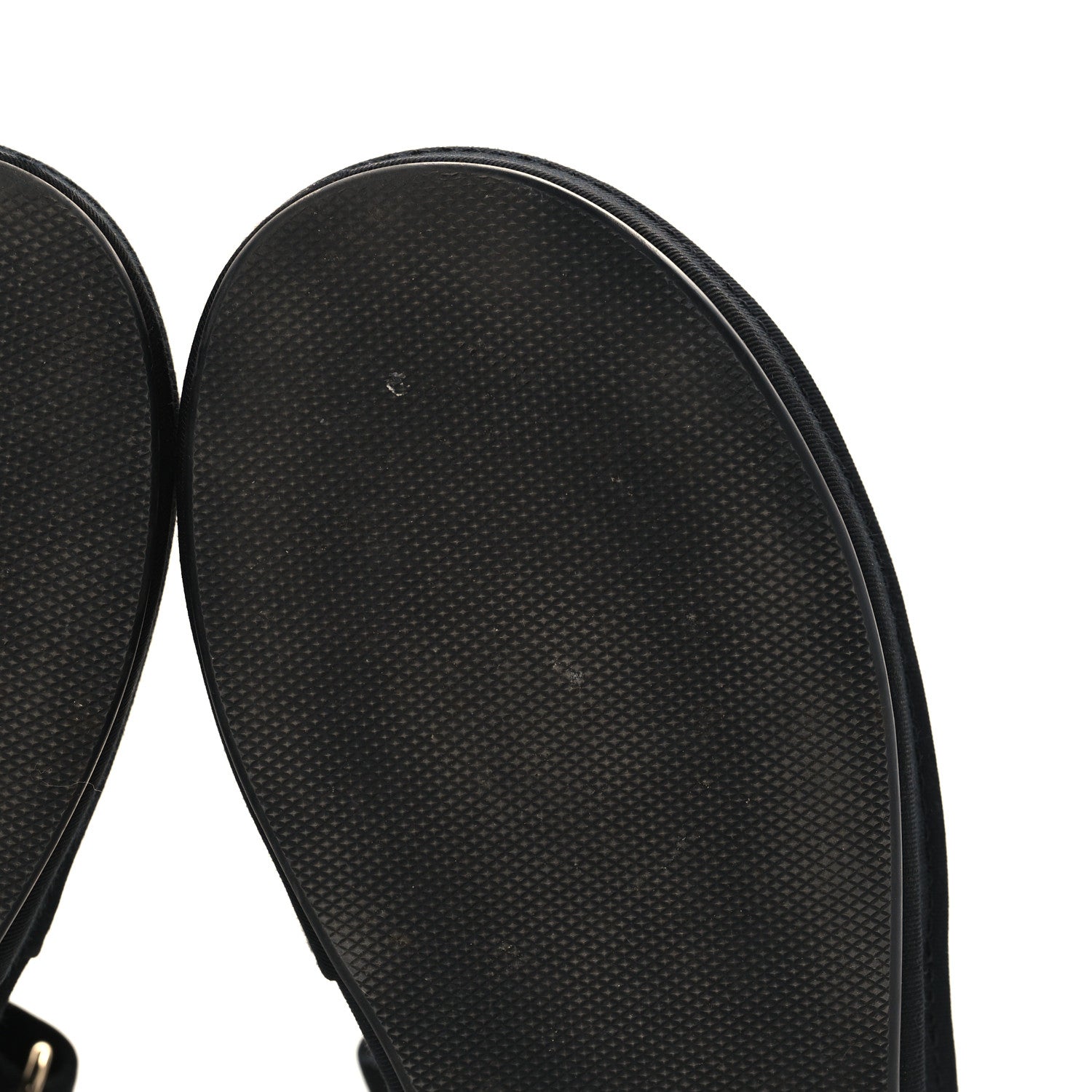 Chanel Grosgrain Crystal Logo Platform Sandals 38 Black 7 of 8