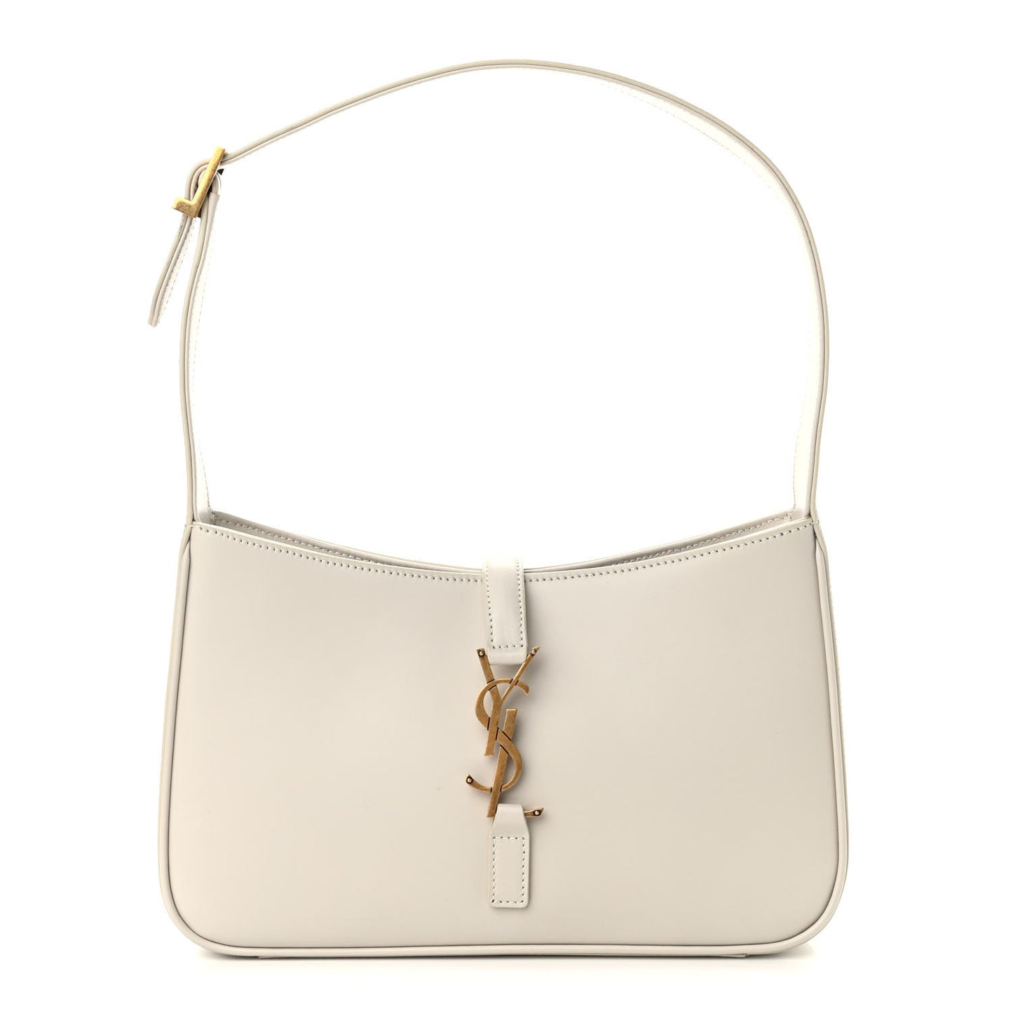 Smooth Calfskin Le 5 A 7 Hobo Blanc Vintage