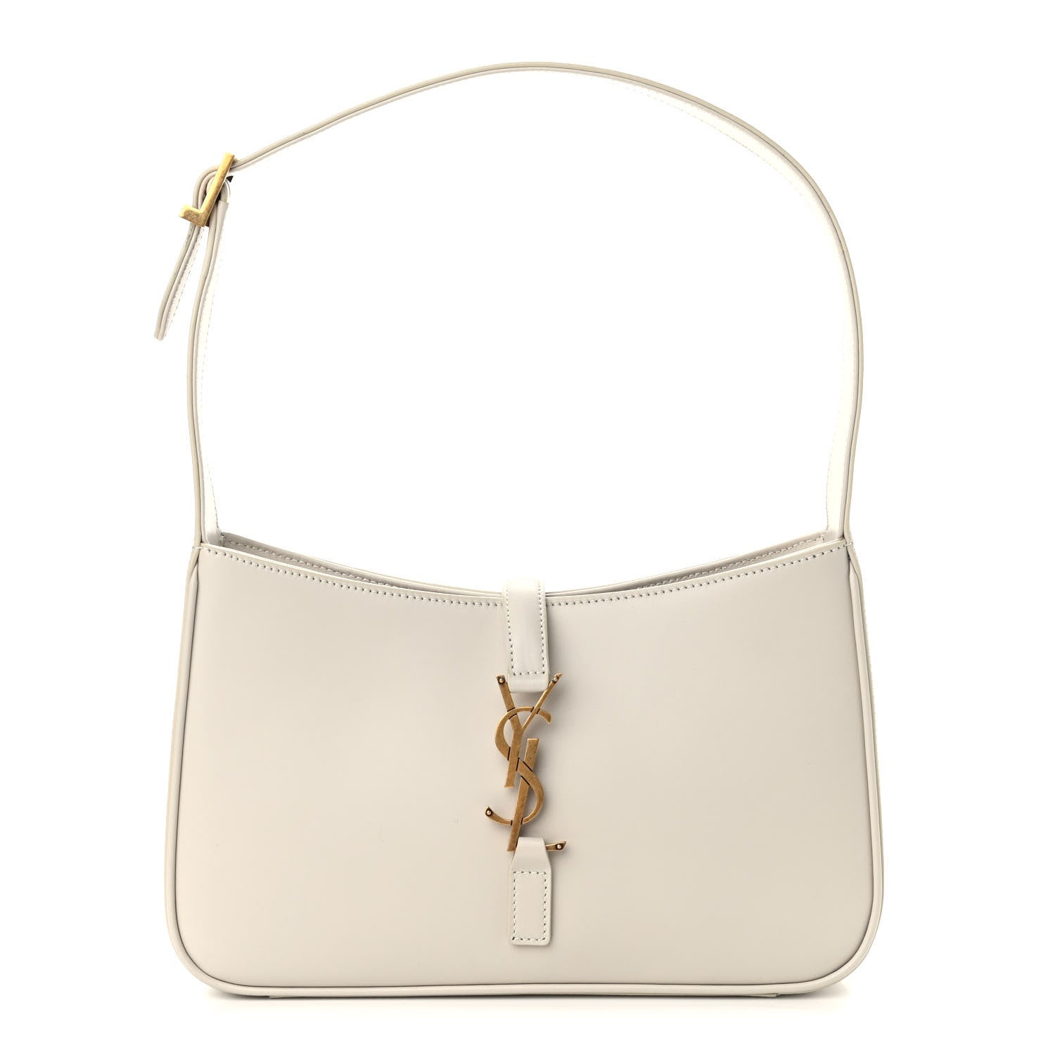 Saint Laurent Smooth Calfskin Le 5 A 7 Hobo Blanc Vintage 1 of 9