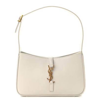 Saint Laurent Smooth Calfskin Le 5 A 7 Hobo Blanc Vintage 1 of 9