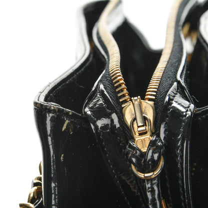 Chanel Patent CC Shoulder Bag Black 11 of 11