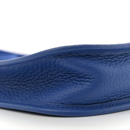 Hermes Taurillon Clemence Evelyne TPM Bleu Royal 9 of 11