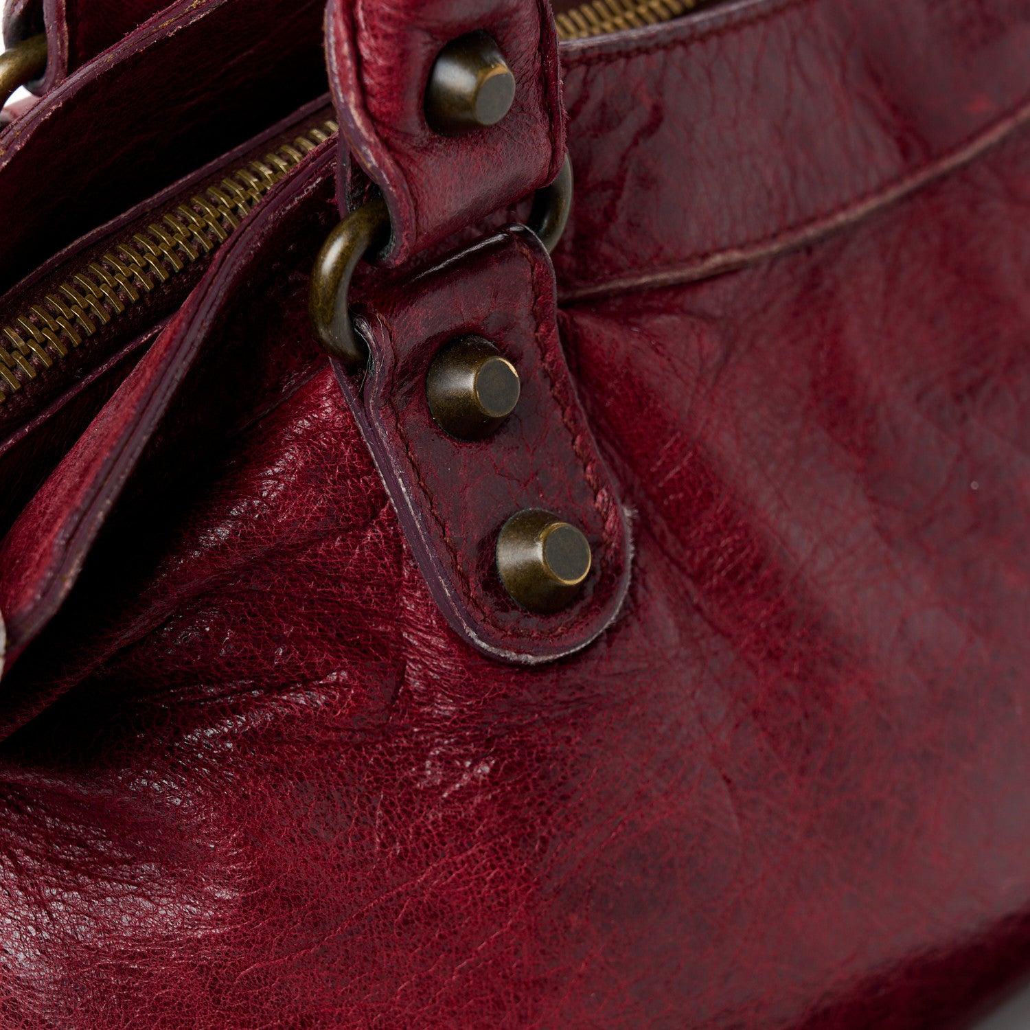 Balenciaga Agneau Classic Hardware First Bordeaux 13 of 14