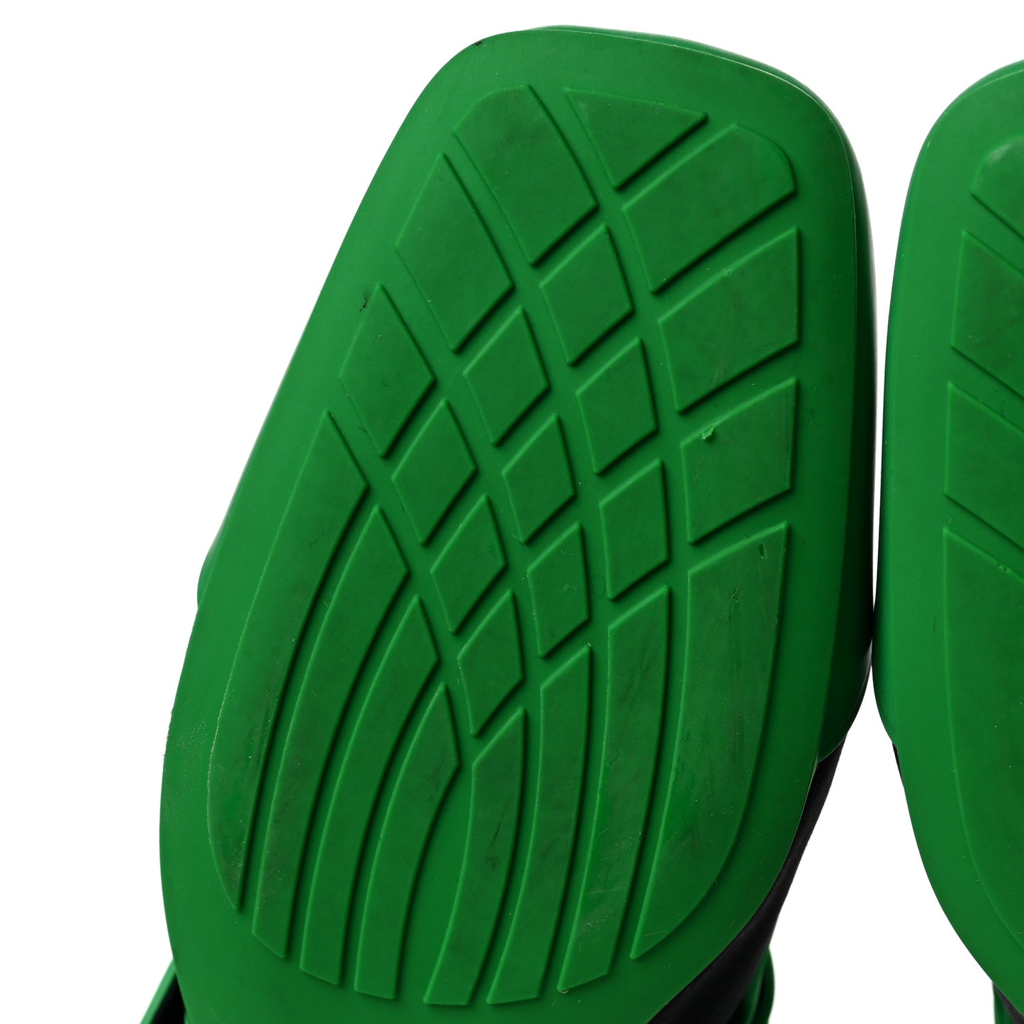 Neoprene Rubber Dior Roller Ballerina Flat 39.5 Black Green