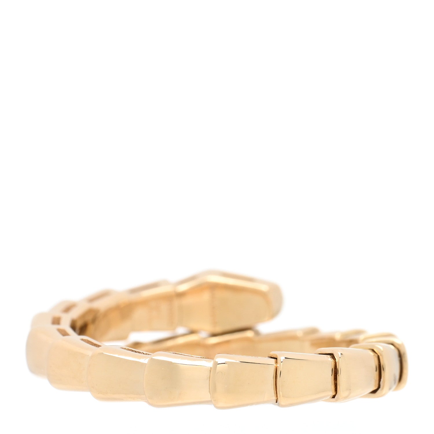 Bulgari 18K Yellow Gold Serpenti Viper Ring XL 3 of 5