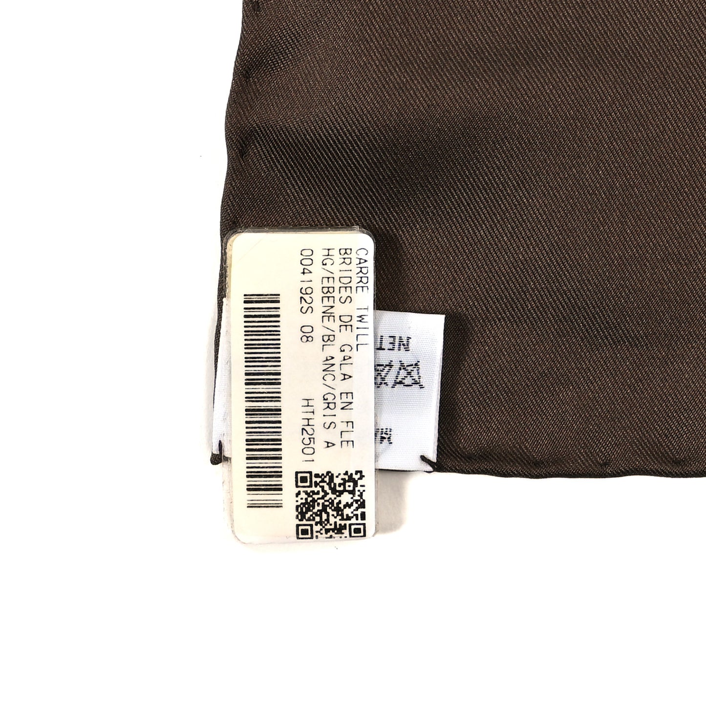 Silk Brides De Gala En Fleurs Scarf 90 Ebene White Gris Anthracite