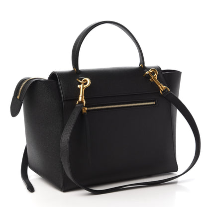 Celine Grained Calfskin Mini Belt Bag Black 3 of 9
